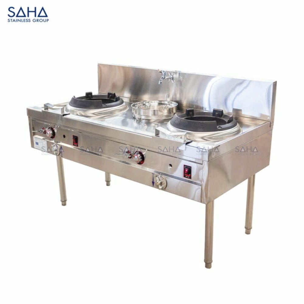 2-หัว-1-อ่าง-ฃ-e1627454990833.jpg SAHA - Gas Chinese Wok Range 2 Burners with Single Rear Pot – SHCNBS1150X