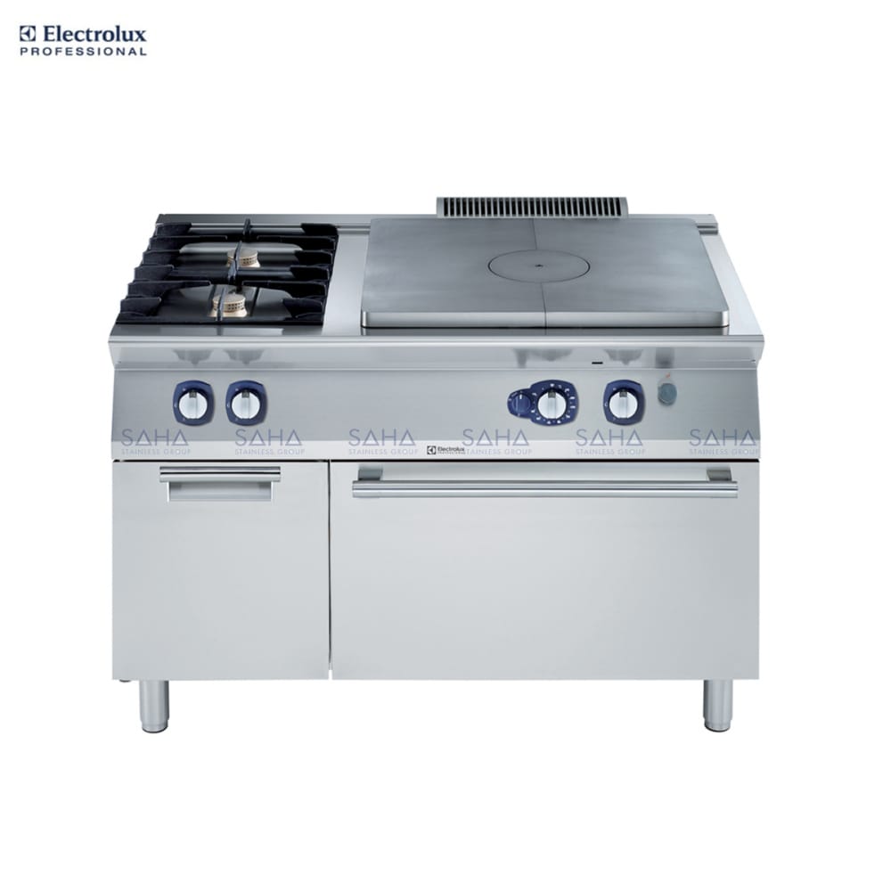 371010-web.jpg Electrolux - 700XP - Gas Solid Top on Gas Oven with 2 Burners and cupboard - 371010