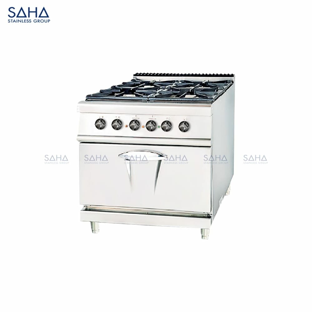 4-Gas-Burners-with-Electric-oven-2.jpg SAHA - 4 Gas Burners with Electric oven – SHBNS2GB4W