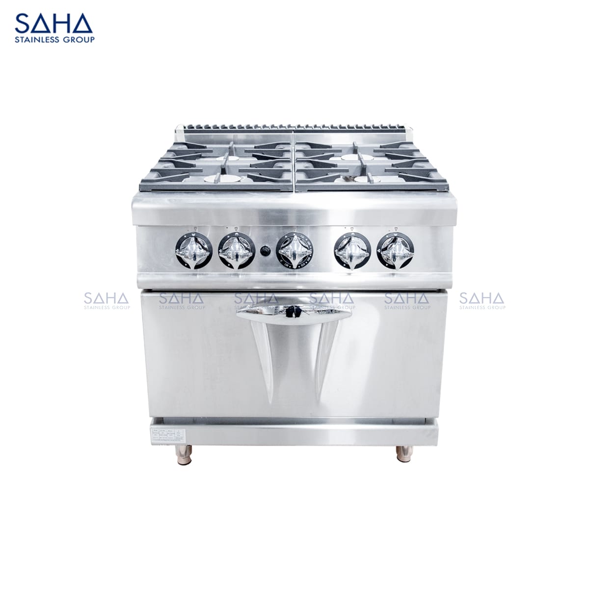 4-Gas-Burners-with-Gas-oven-1-1.jpg SAHA - 4 Gas Burners with Gas oven - 90 Series – SHBNS2GB4VN
