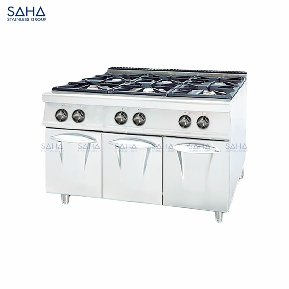 6-Gas-Burners-with-Cabinet-2.jpg SAHA - 6 Gas Burners with Cabinet - 90 Series – SHBNS2GB6CN