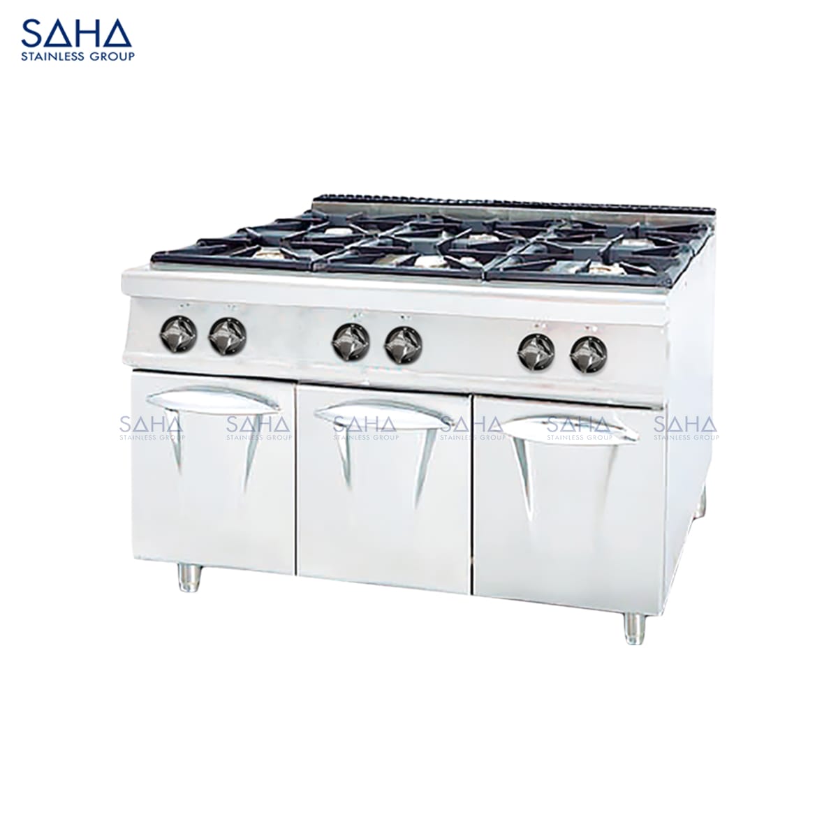 6-Gas-Burners-with-Cabinet-2.jpg SAHA - 6 Gas Burners with Cabinet - 90 Series – SHBNS2GB6CN