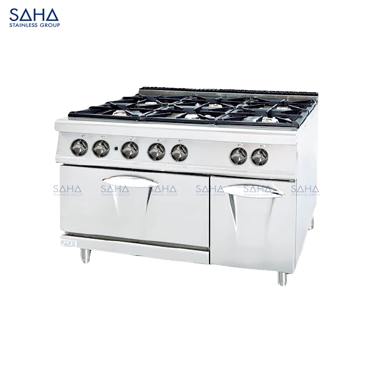 6-Gas-Burners-with-Gas-oven-2.jpg SAHA - 6 Gas Burners with Gas oven – SHBNS2GB6V