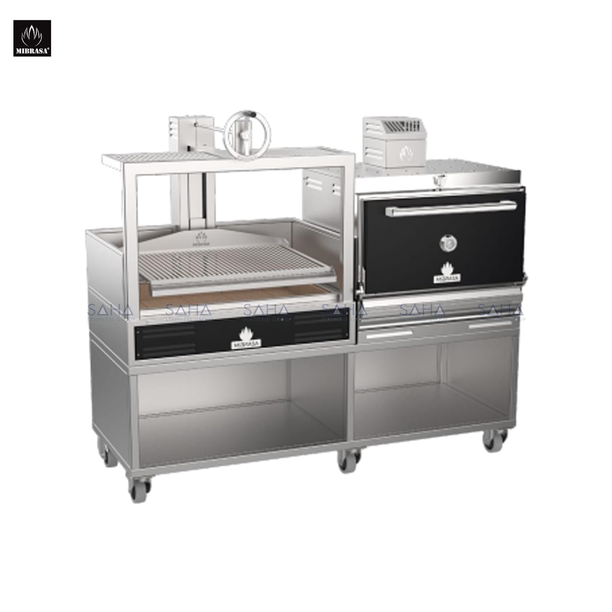 DUOGMB100-HMB110.jpg Mibrasa – Parrilla Single & Oven Compact – DUOGMB100-HMB110