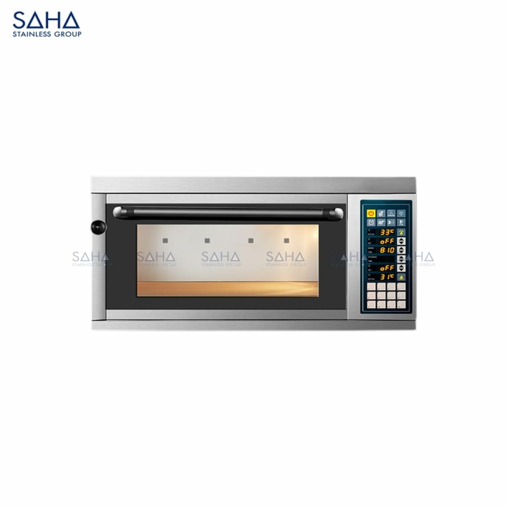 Deck-Oven-1-deck-1-tray-w-steam.jpg SAHA - Electric Deck Oven 1 deck 1 tray w / steam – SHDOS1T1X
