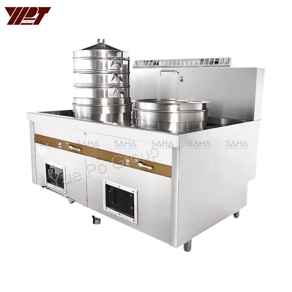 EKS-2E.jpg YPT - Flame-Mate 2.0 - Double Unit - Kettle Type Steamer - EKS-2E