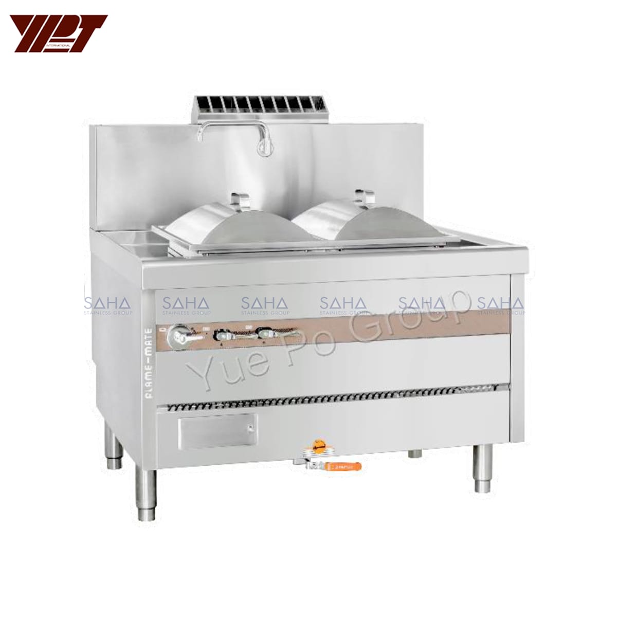 ERS-2C.jpg YPT - Flame-Mate 2.0 - Double Unit - Rice Roll Steamer - ERS-2C