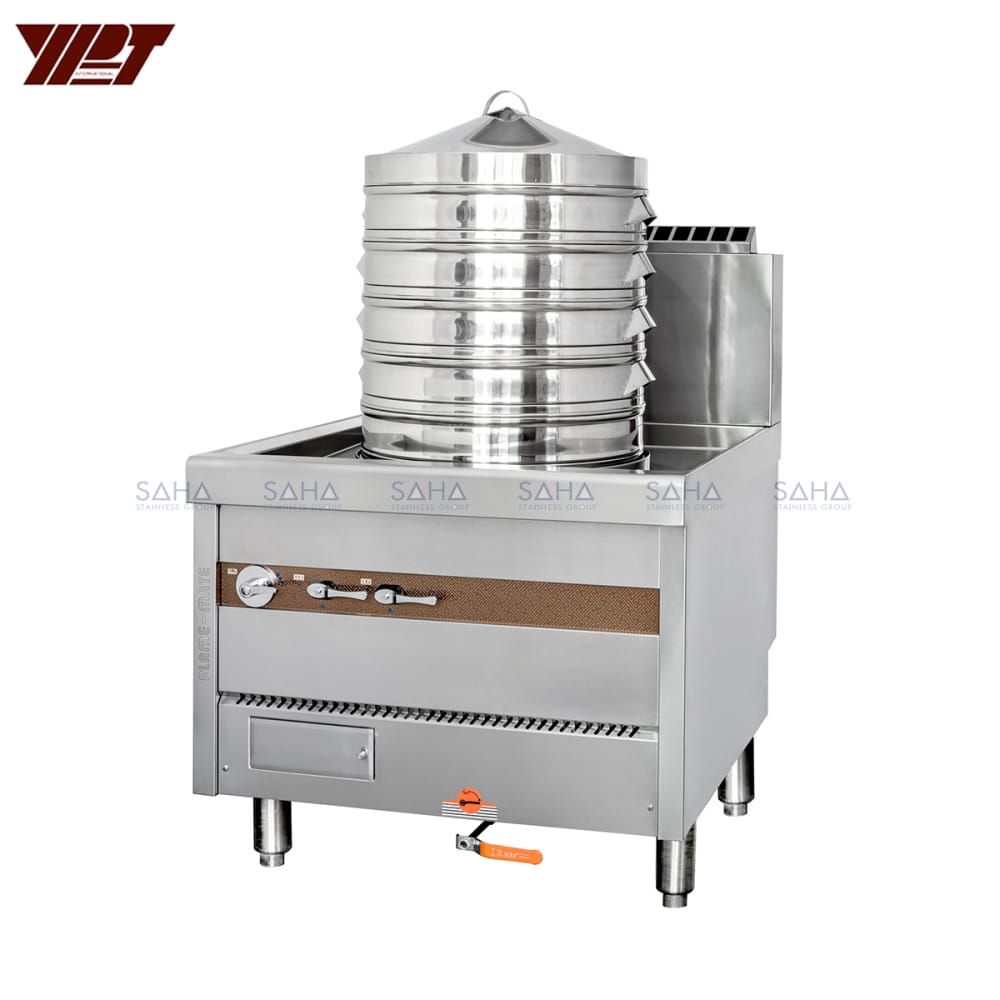 ESC-1VCลงเว็บ.jpg YPT - Flame-Mate 2.0 - Single Unit - Dim Sum Steamer - ECS-1C