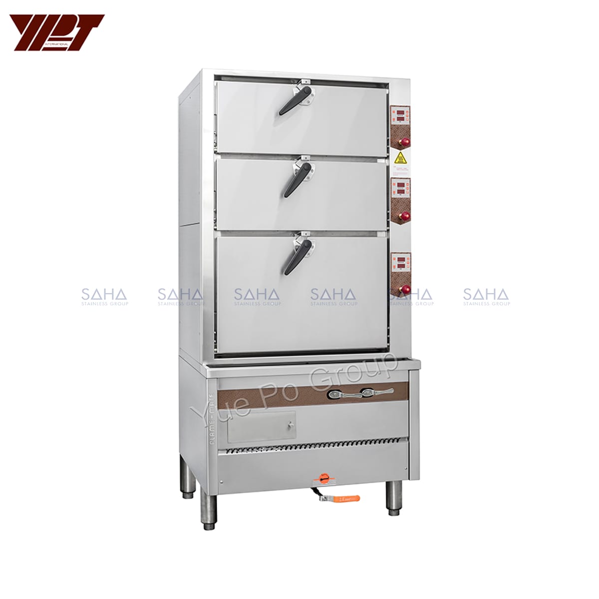 ESC-3HC.jpg YPT - Flame-Mate 2.0 - Triple Door - Environmental Steamer Cabinet - ESC-3HC