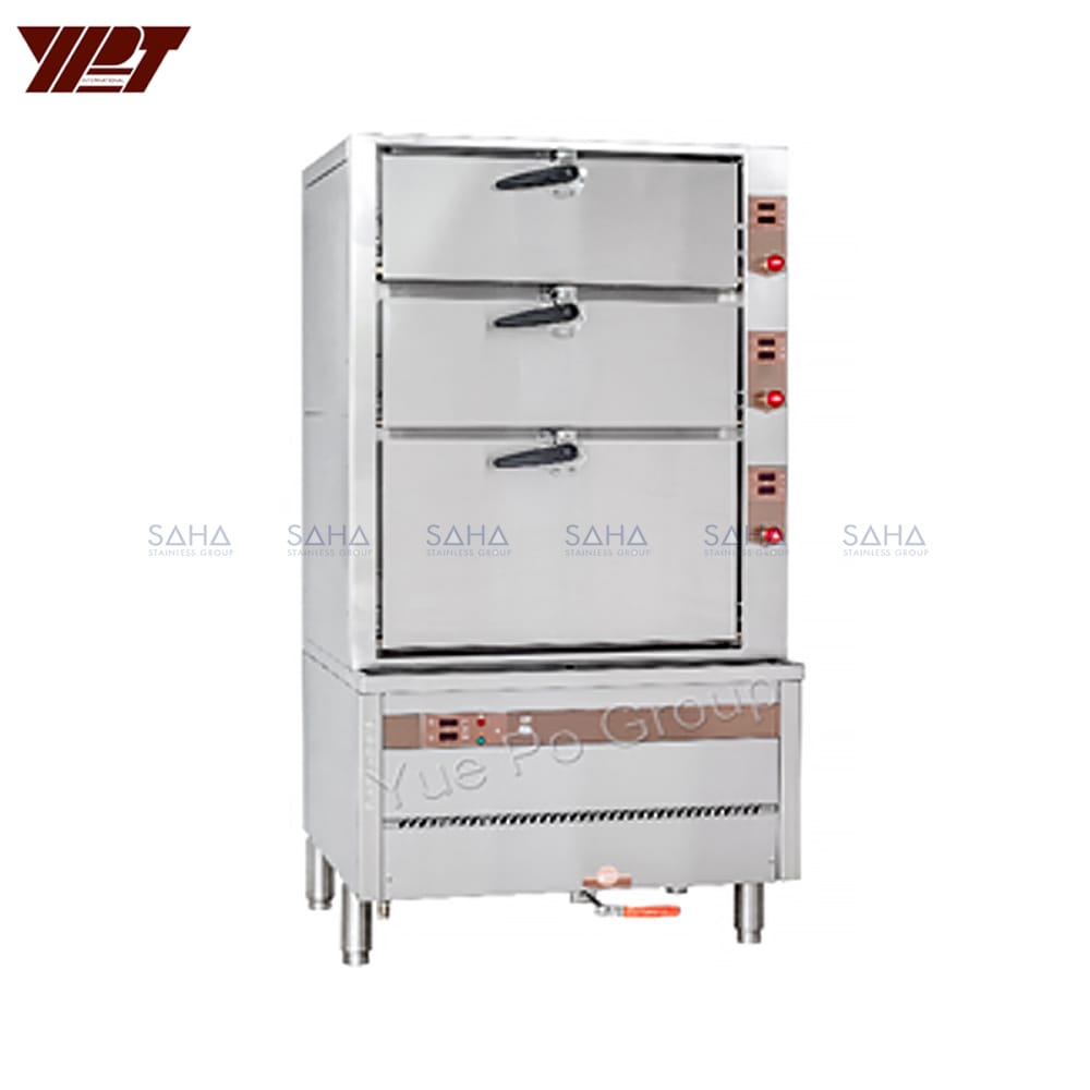 ESC-3HX.jpg YPT - Flame-Mate 2.0 - Triple Door - Environmental Steamer Cabinet - ESC-3HX