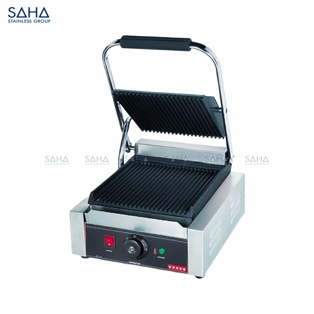 Electric-Contact-Grill-Ribbed-Smooth-Single-Head-31-Cm-SHCGS1RSS31.jpg SAHA - Electric Contact Grill Ribbed / Ribbed Single Head 31 Cm - SHCGS1RRS31