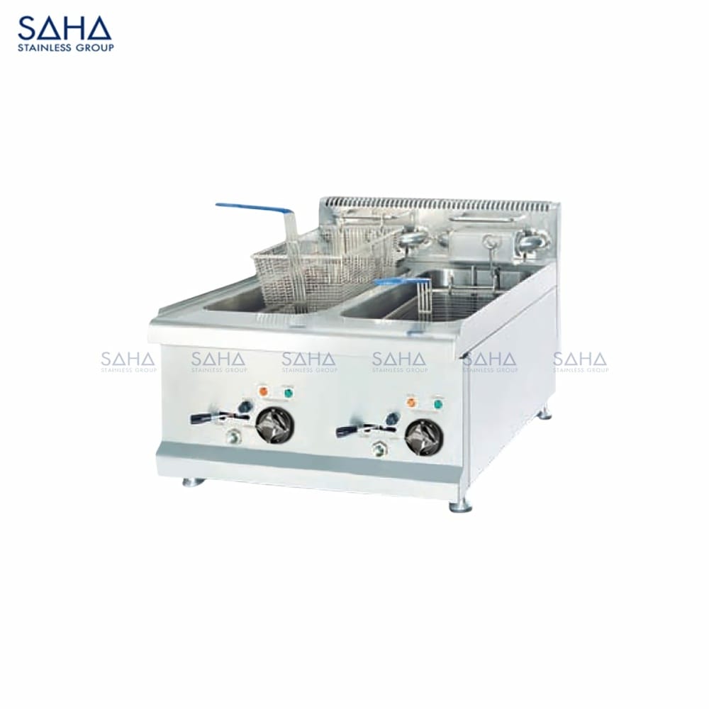 Electric-Top-Fryer-2-Tanks-2-Baskets-1414-litres-3.83.8KW-Model-SHDFS3TET2M-Web.jpg SAHA - Electric Top Fryer 2 Tanks & 2 Baskets, 14+14 litres, 3.8+3.8KW - SHDFS3TET2M
