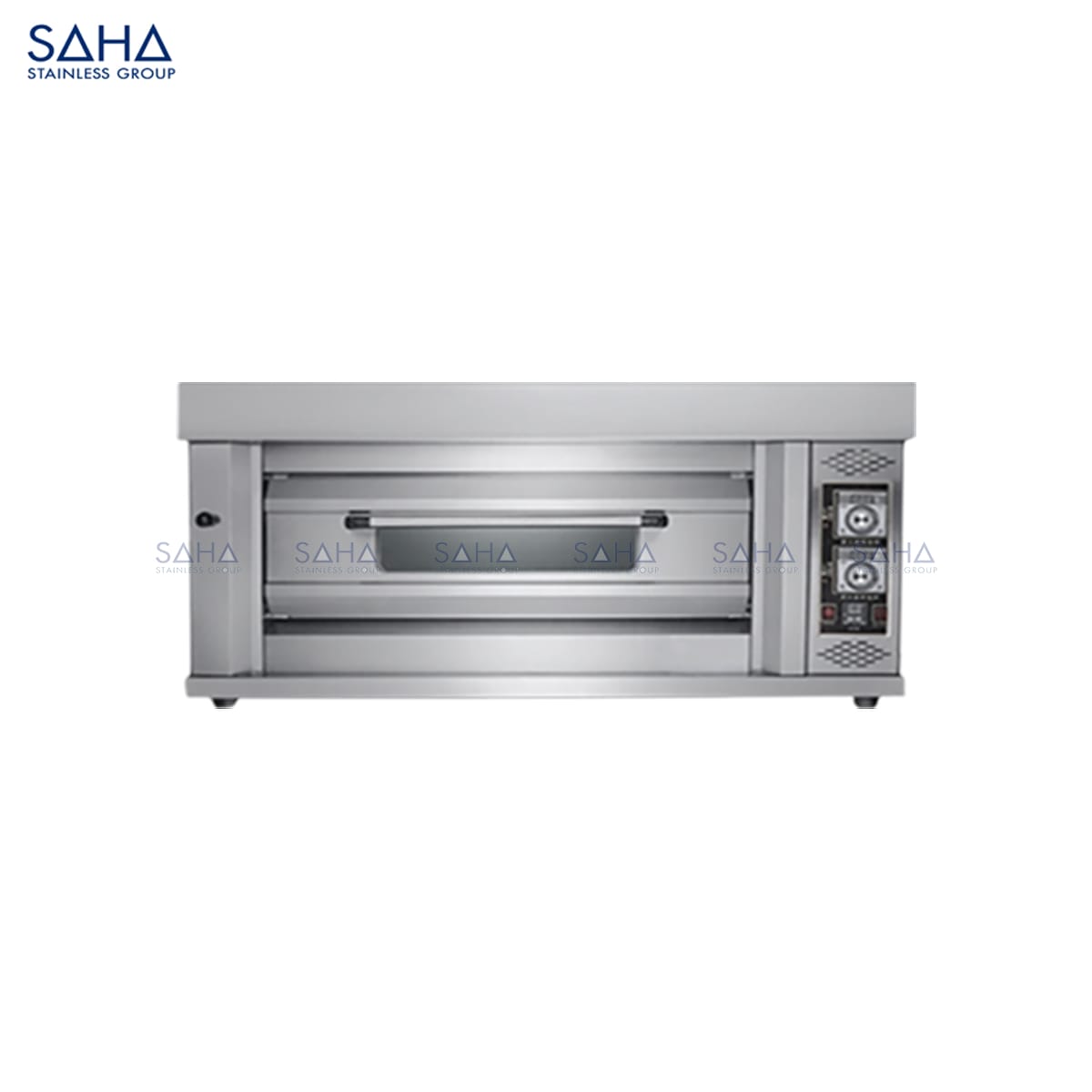 Gas-Deck-Oven-Smart-1-Tier-2-Trays-120L.jpg SAHA - Gas Deck Oven Smart 1 Tier 2 Trays 120L – SHDOS2GST2