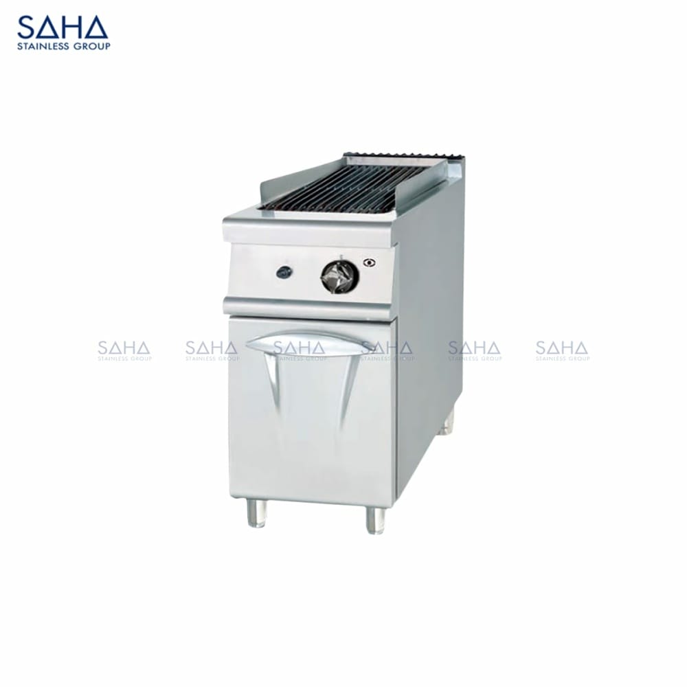 Gas-Lava-Rock-Grill-40-Cm-with-Cabinet-SHLRS1SG40C.jpg SAHA - Gas Lava Rock Grill 40 Cm with Cabinet - SHLRS1SG40C