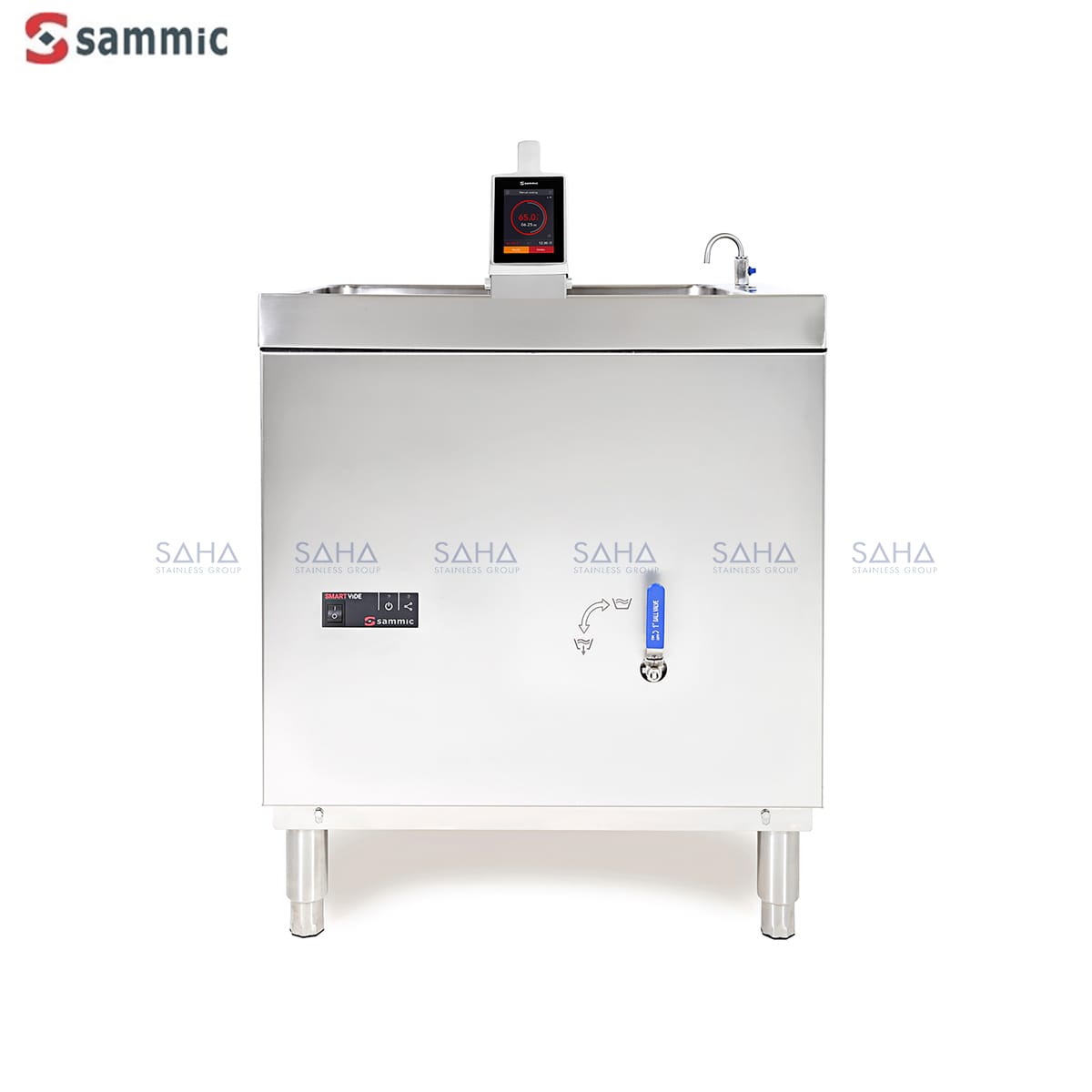 High-production-retherming-and-cooking-station.jpg Sammic – High production retherming and cooking station Heated tank