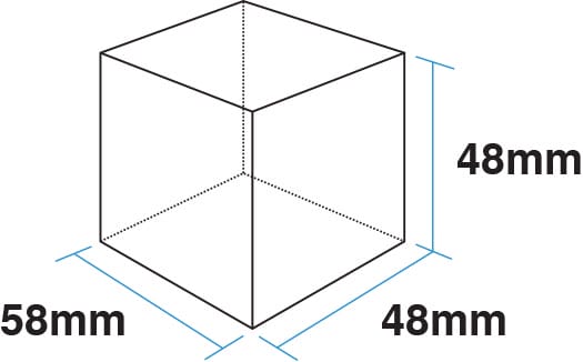 ICE-DIMENSION4.jpg Hoshizaki - Ice Machine - LM-350M