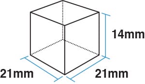 IM-100NE-21-ICE-DIMENSION.jpg Hoshizaki - Ice Machine - IM-100NE-21