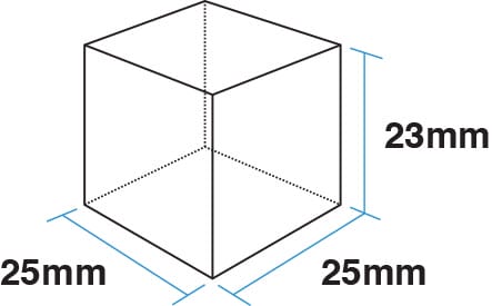 IM-130NE-23-ICE-DIMENSION.jpg Hoshizaki - Ice Machine - IM-130NE-23
