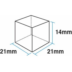 IM-240NE-21-ICE-DIMENSION.jpg Hoshizaki - Ice Machine - IM-240NE-21