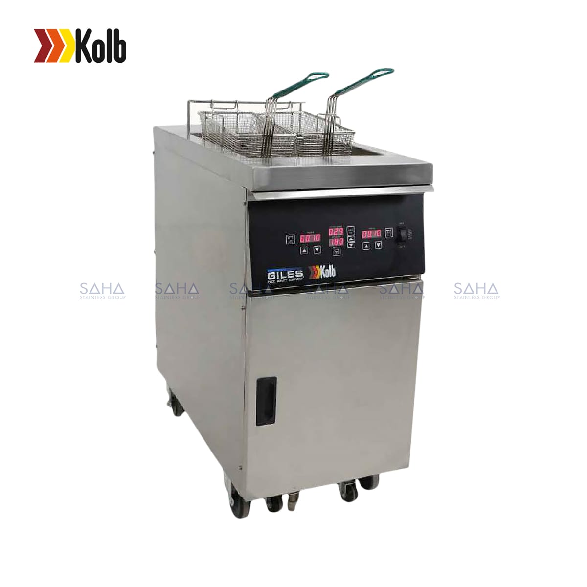 K51-4501DF.jpg Kolb - Double - Basket - Fryer - K51-4501DF