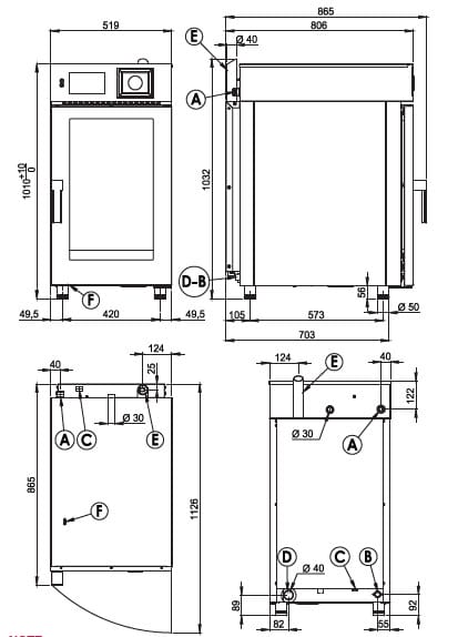 KB101W-data.jpg Giorik - TOUCH SCREEN 7'' WITH SYMBIOTIC SYSTEM - KB101W