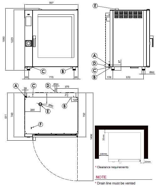 MTE10W_R-DATA.jpg Giorik - Movair Combi ovens convection-direct injection - MTE10W_R