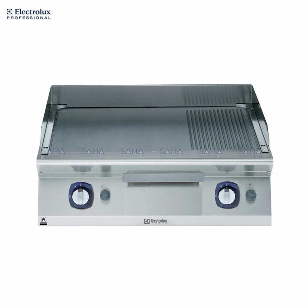 PH_1000x1000_PH_371032_1_1_371032web60.jpg Electrolux - 700XP - 800mm Gas Fry Top, Smooth and Ribbed Brushed Chrome Plate - 371335