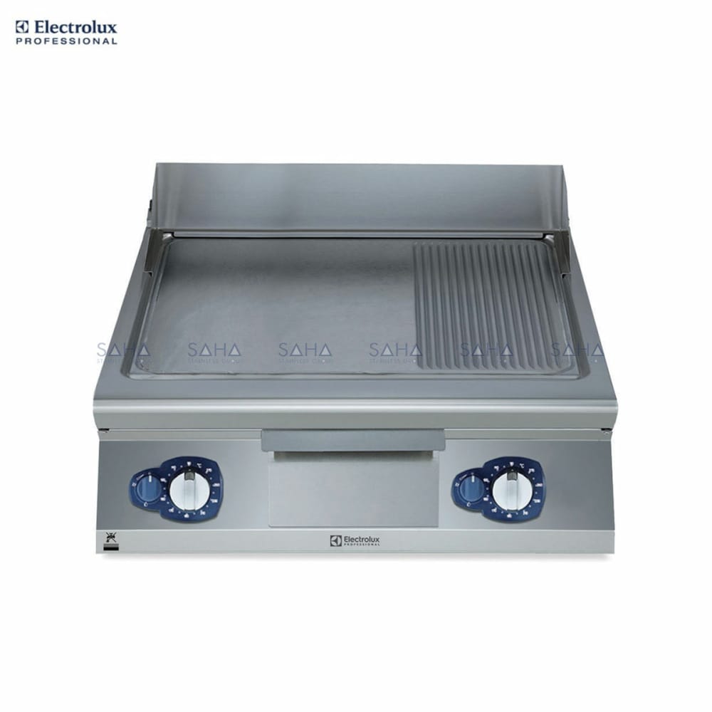 PH_1000x1000_PH_391051_1_3_391051web60.jpg Electrolux - 900XP - 800mm Gas Fry Top, Smooth and Ribbed Brushed Chrome Plate - 391403