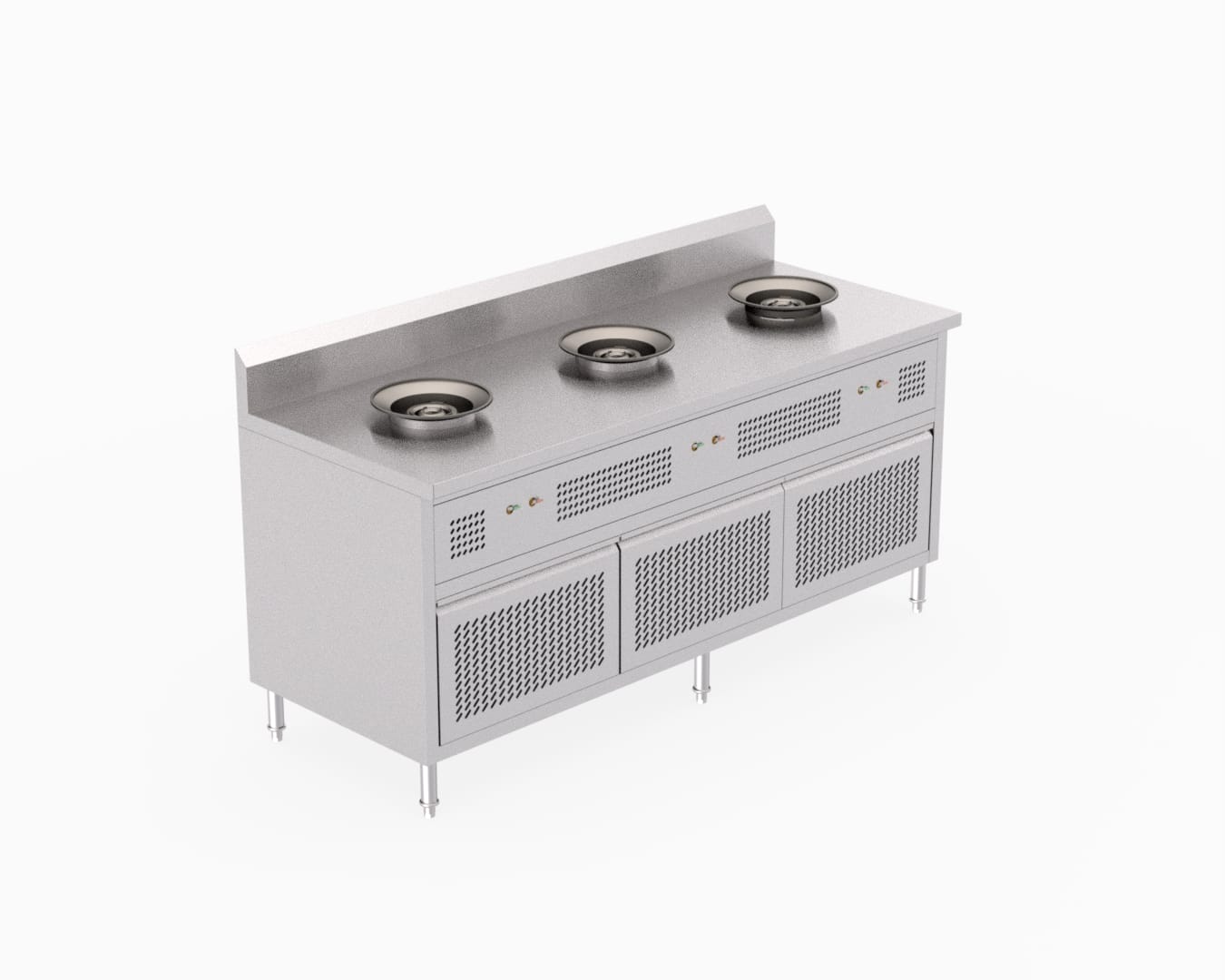 RG203-3-Hi-Burner-Thai-Cooking-Range-whit-Hinge-Door.jpg เตาแก๊สปรุงอาหารสำหรับครัวไทยอุตสาหกรรม