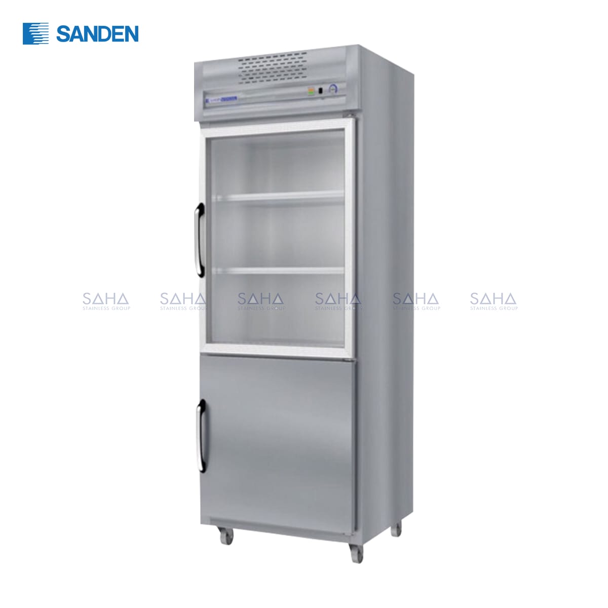 RIS-080S.jpg Sanden - Stainless Refrigerator - RIS-080S