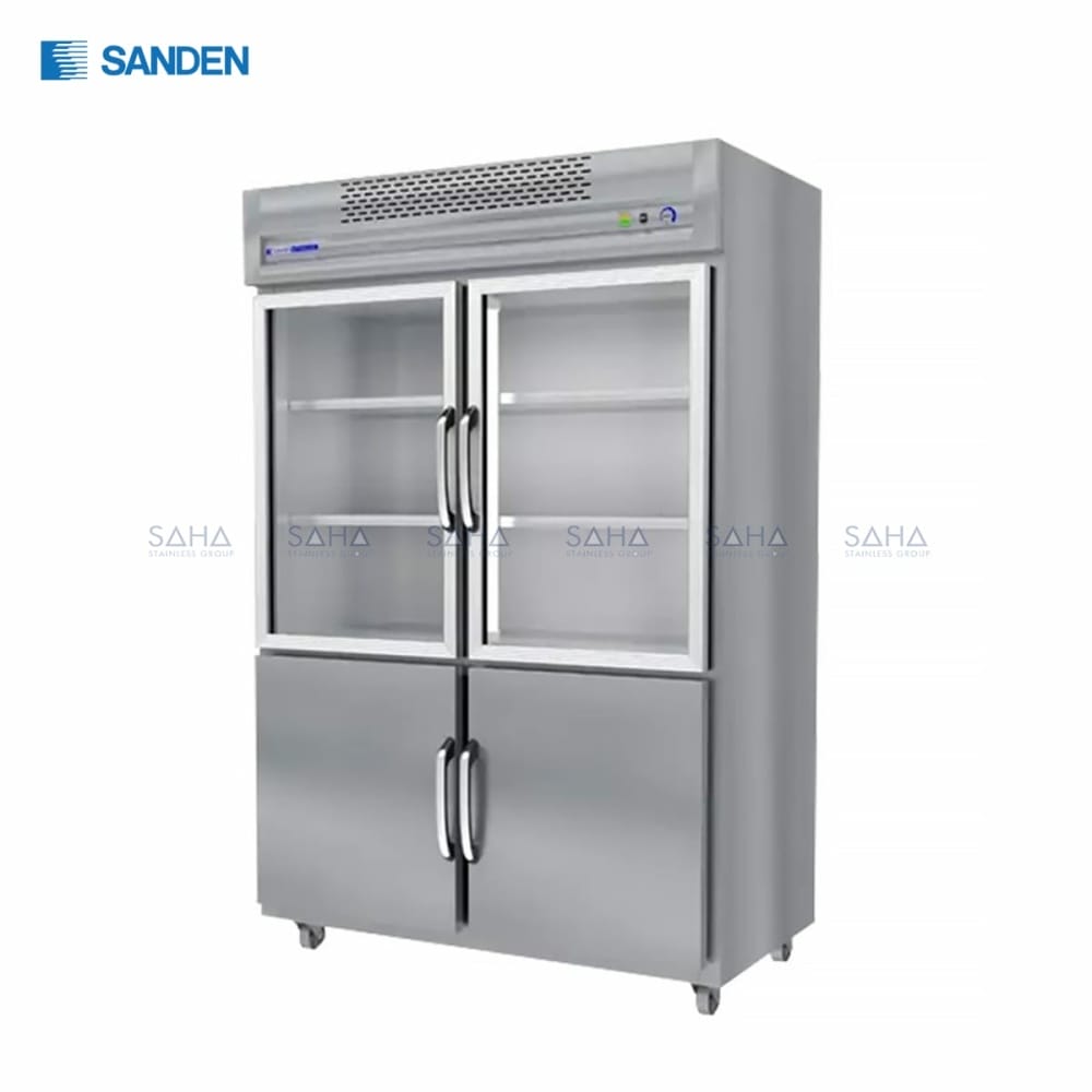 RIS-130S.jpg Sanden - Stainless Refrigerator - RIS-130S