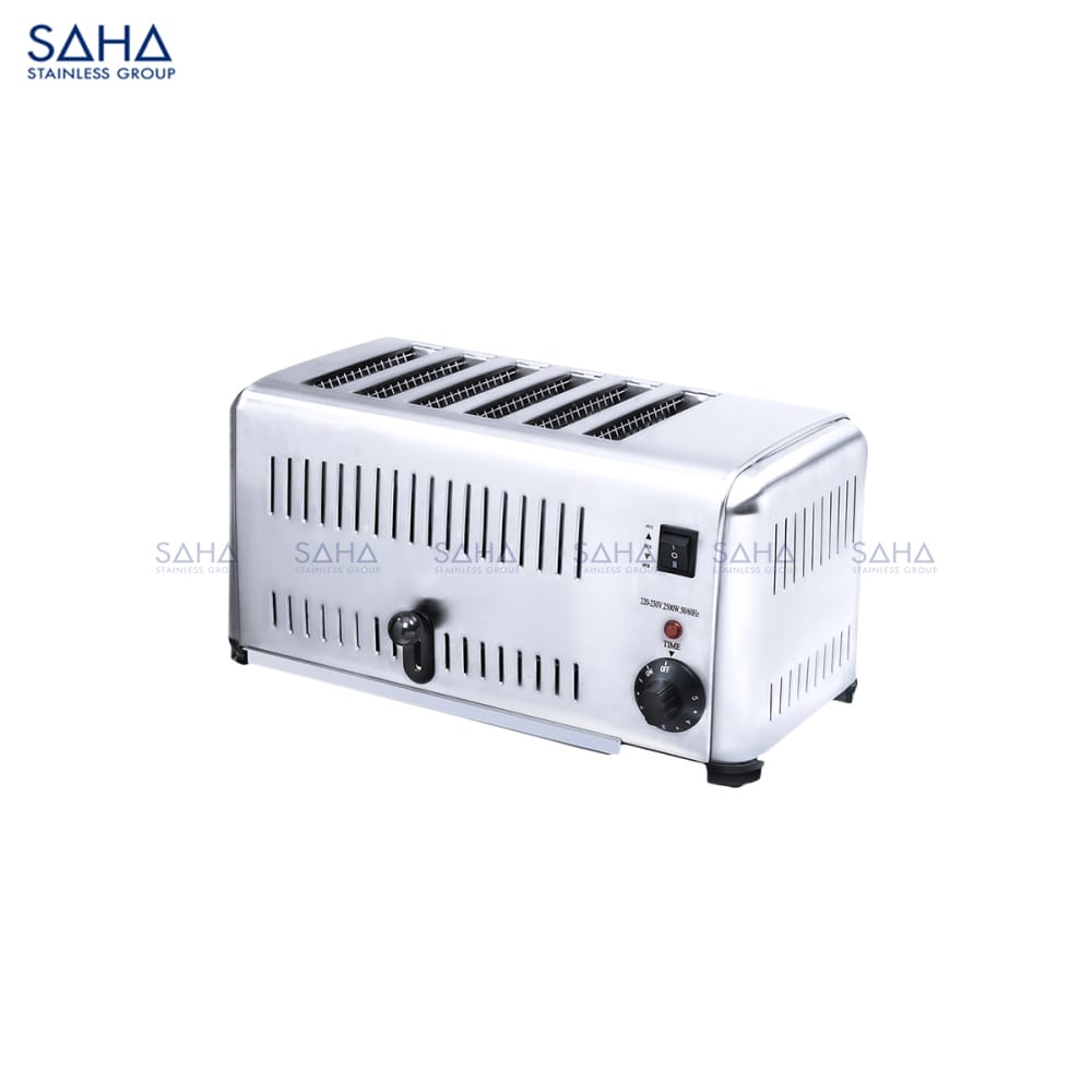 SAHA 6-Slice Electric Toaster SHTOS2S6 Web SAHA – 6-Slice Electric Toaster – SHTOS2S6