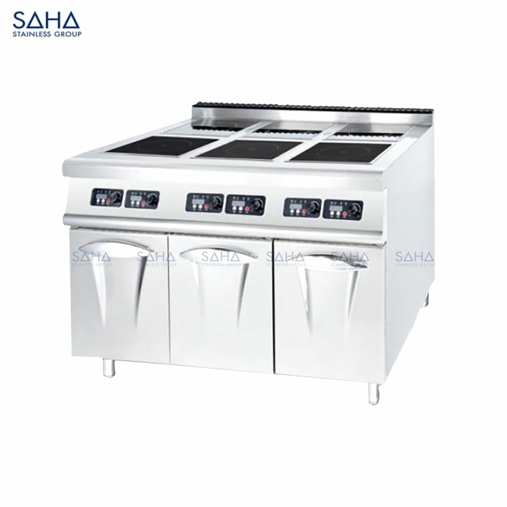 SAHA-6-Zones-Induction-Cooker-with-Cabinet-3.5-x-6-KW-Model-SHIHS3SR6BC-Web.jpg SAHA - 6 Zones Induction Cooker with Cabinet - 3.5 x 6 KW – SHIHS3SR6BC