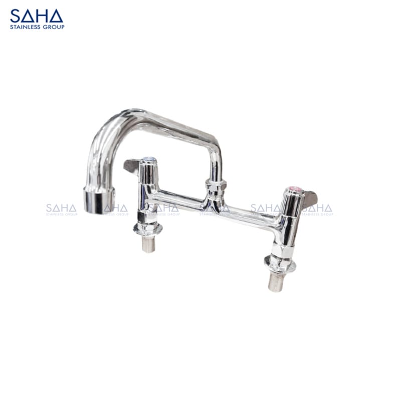 SAHA - 8 Deck Mount Faucet 8 Swing Nozzle – SHFCS1D8N8 SAHA - 8" Deck Mount Faucet 12" Swing Nozzle – SHFCS1D8N12