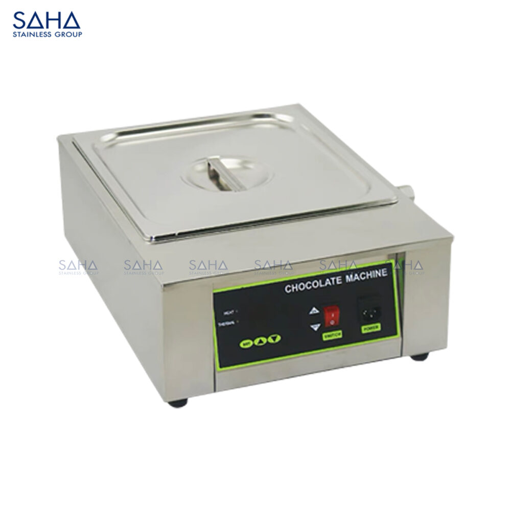 SAHA Chocolate Warmer with 1 GN 2 3 Depth 10 Cm Pan - 9 Litres Model SHCWS5P12310 Web SAHA – Digital Chocolate Warmer with 1 GN 2/3 Depth 10 Cm Pan - 9 Litres – SHCWS5DP12310