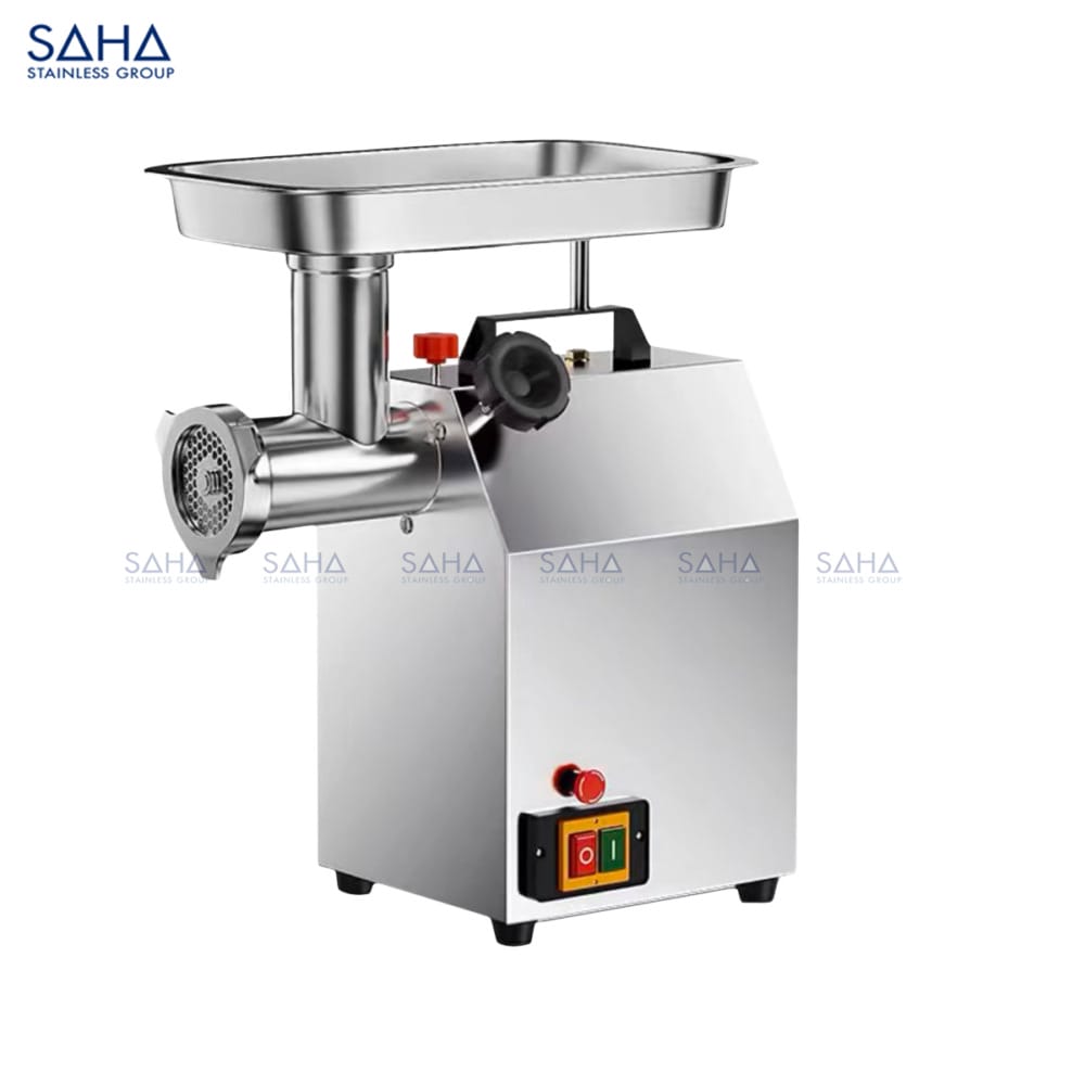 SAHA Counter Top Meat Grinder 220 KG - 1500W Model SHMGS4C22C220 Web SAHA - Counter Top Meat Grinder 220 Kg/Hr - #22 - SHMGS4C22C220