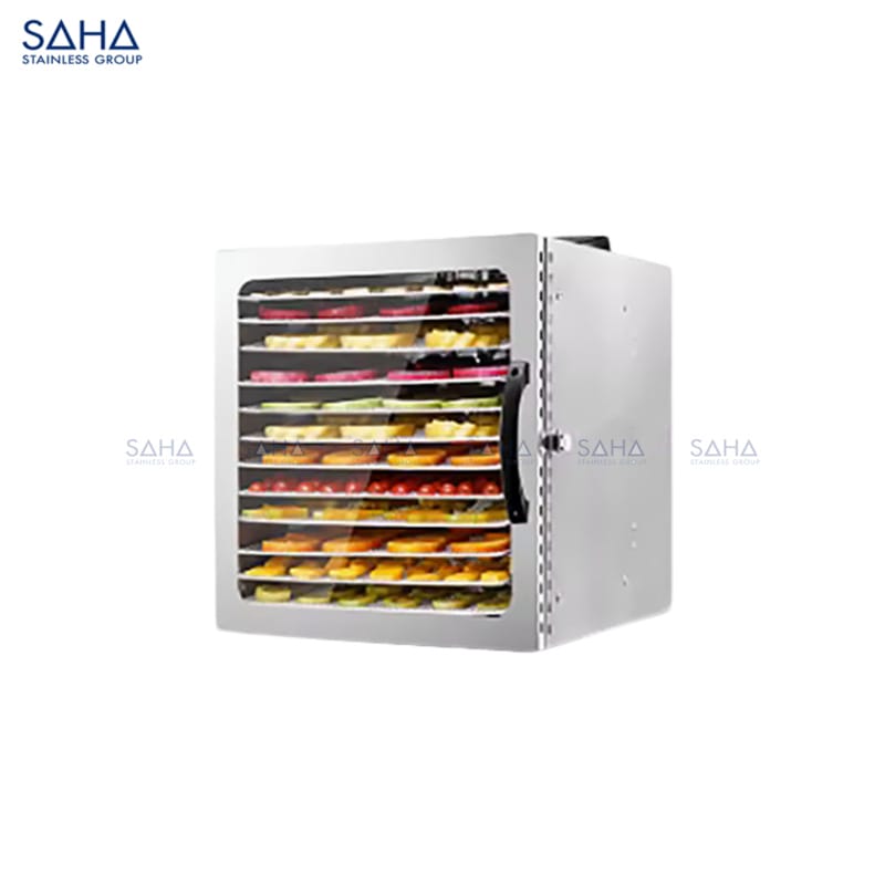 SAHA Countertop Dehydrator 10 Trays (Tray size 38.5 x 28.5 Cm) Model SHDHS1CT10 WEB SAHA – Countertop Dehydrator 10 Trays (Tray size: 38.5 * 28.5 Cm) – SHDHS1CT10