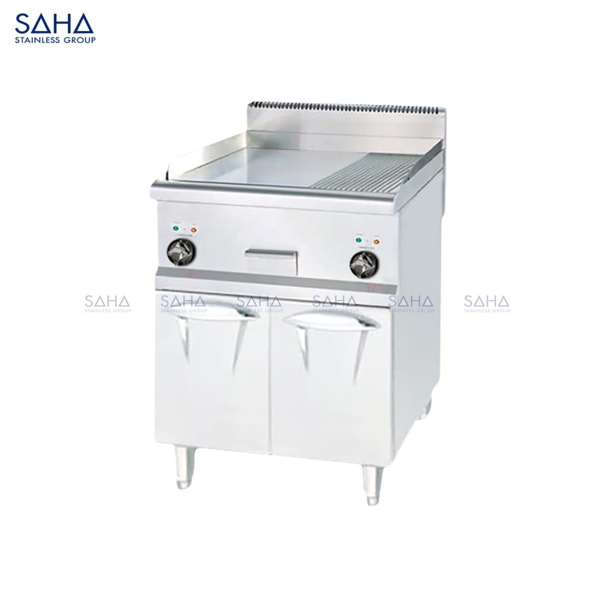 SAHA-Electric-Griddle-Smooth-Ribbed-Plate-1-3-60-Cm-with-Cabinet-Model-SHGDS1SE60CM-Web.jpg SAHA - Electric Griddle Smooth & Ribbed Plate (1/3) 60 Cm with Cabinet - SHGDS1SE60CM
