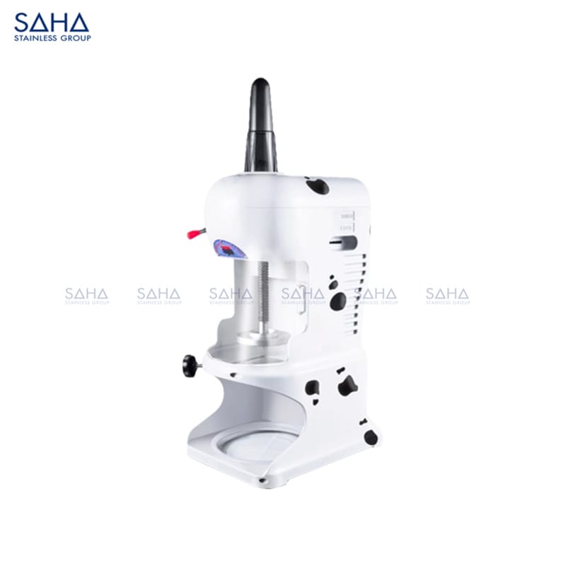SAHA Electric Ice Shaver with Guard - White Model SHIVS1EWG Web SAHA - Electric Ice Shaver with Guard - White - SHIVS1EWG