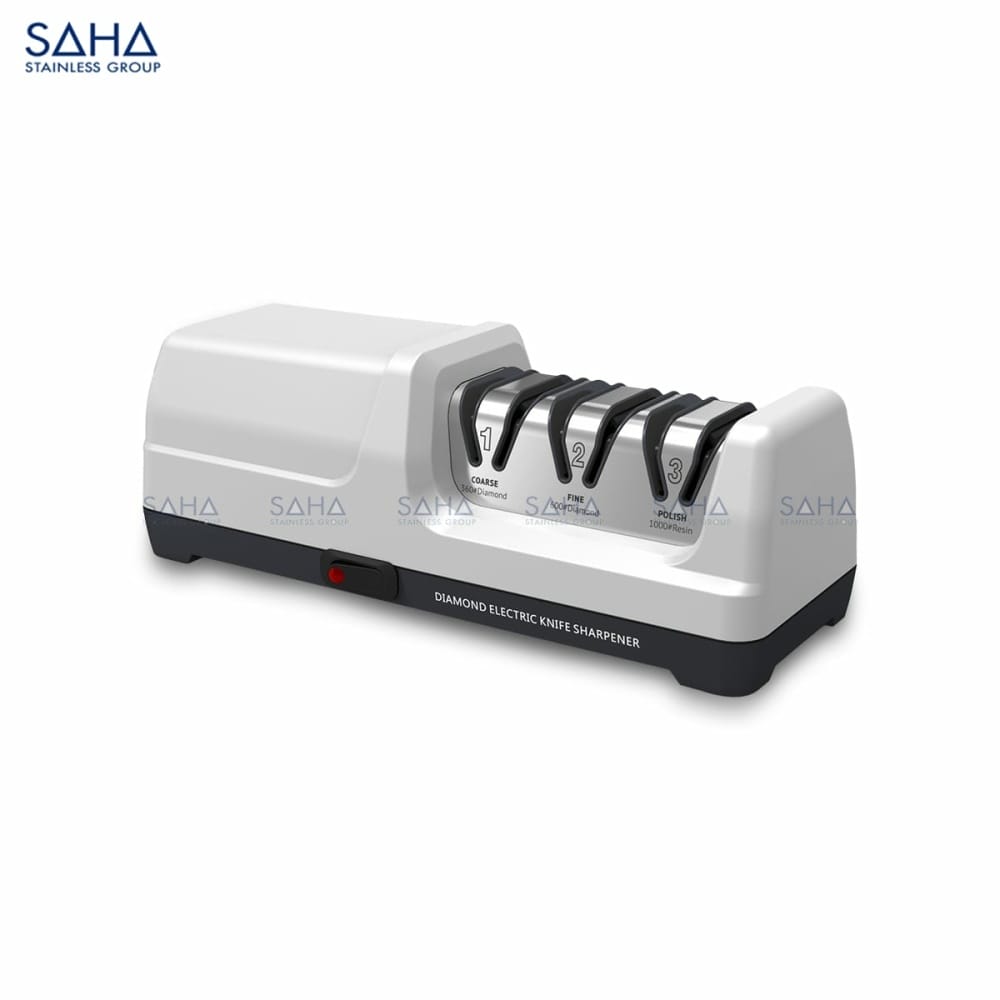 SAHA-Electric-Knife-Sharpener-3-Stages-White-Model-SHKSS1E3AW-Web.jpg SAHA - Electric Knife Sharpener - 3 Stages - White – SHKSS1E3AW