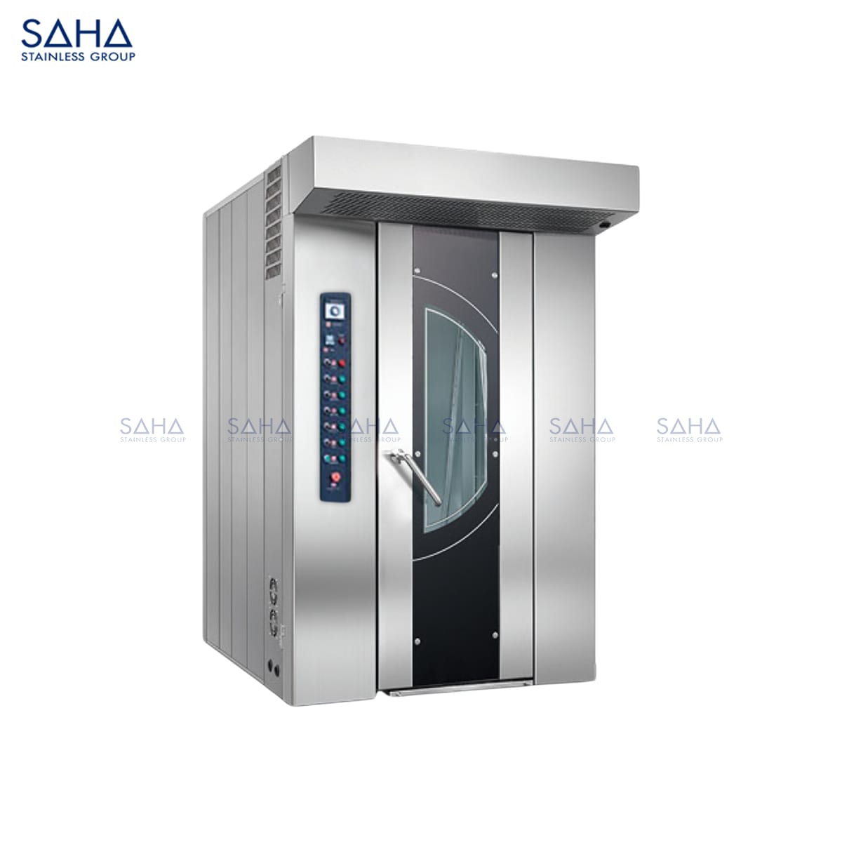 SAHA-Electric-Smart-Rotary-Oven-1-Trolley-Size-600400-MM-w-steam-Model-SHROS1EST1AS-WEB.jpg SAHA – Electric Smart Rotary Oven 1 Trolley Size 600*400 MM w/steam – SHROS1EST1AS