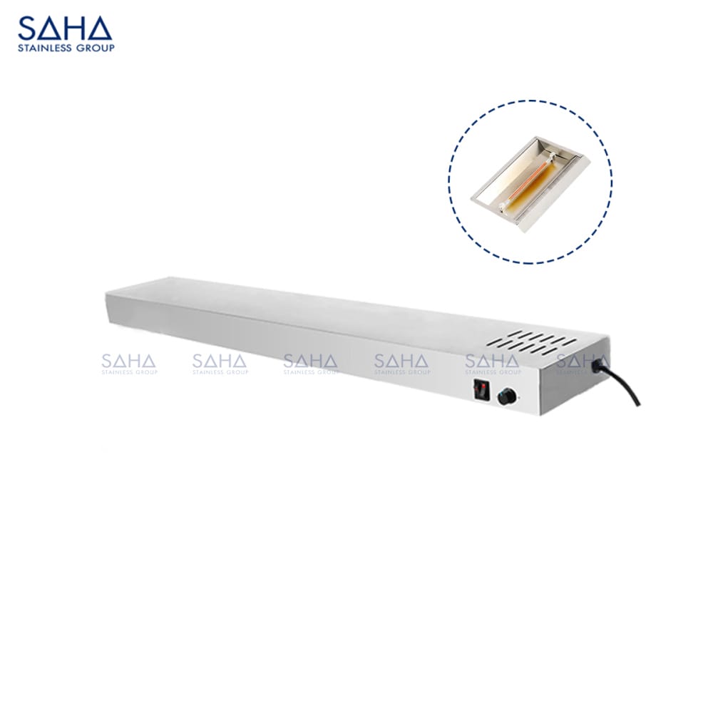 SAHA Food Heat Lamp 150 Cm with Light - 1500 W Model SHFHS3LL150A Web SAHA – Food Heat Lamp 150 Cm with Light - 1500 W – SHFHS3LL150A