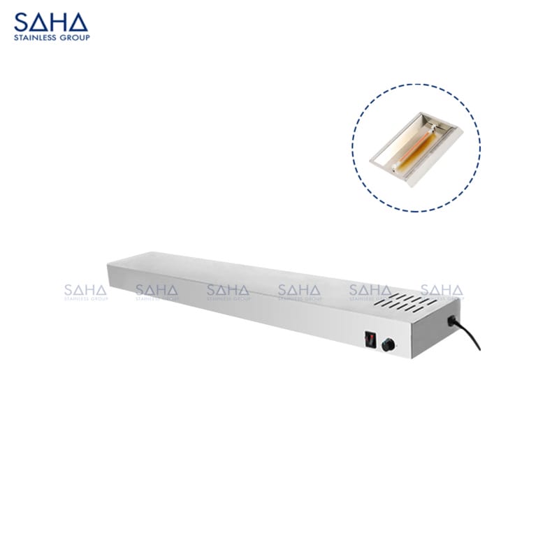 SAHA Food Heat Lamp 90 Cm with Light - 1000 W Model SHFHS3LL90A Web SAHA – Food Heat Lamp 90 Cm with Light - 1000 W – SHFHS3LL90A