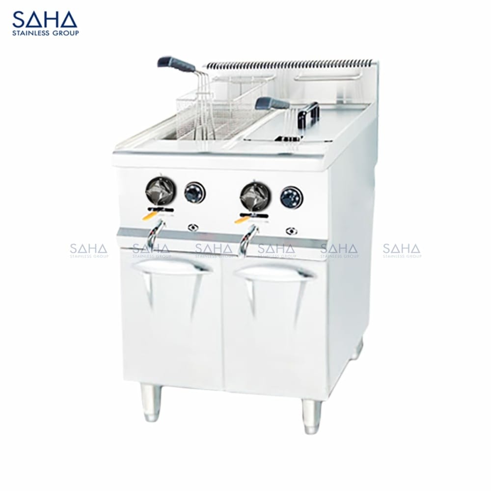 SAHA-Gas-Fryer-2-Tanks-2-Baskets-1414-litres-SHDFS3SGT2K-Web-R1-.jpg SAHA - Gas Fryer 2 Tanks & 2 Baskets 14+14 litres - SHDFS3SGT2K