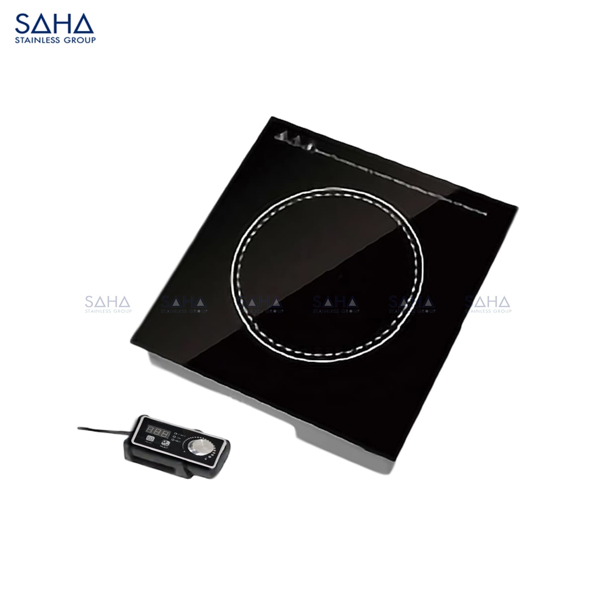 SAHA-Induction-Hob-32-Cm-with-Remote-Control-1-Cooking-Zone-3500W-Model-SHIHS2BR1M2R-Web.jpg เตา induction แบบแผ่นราบขนาด 30 ซม. ควบคุมด้วยรีโมต เหมาะสำหรับอุ่นอาหาร 1 หัว เตา 1500 วัตต์