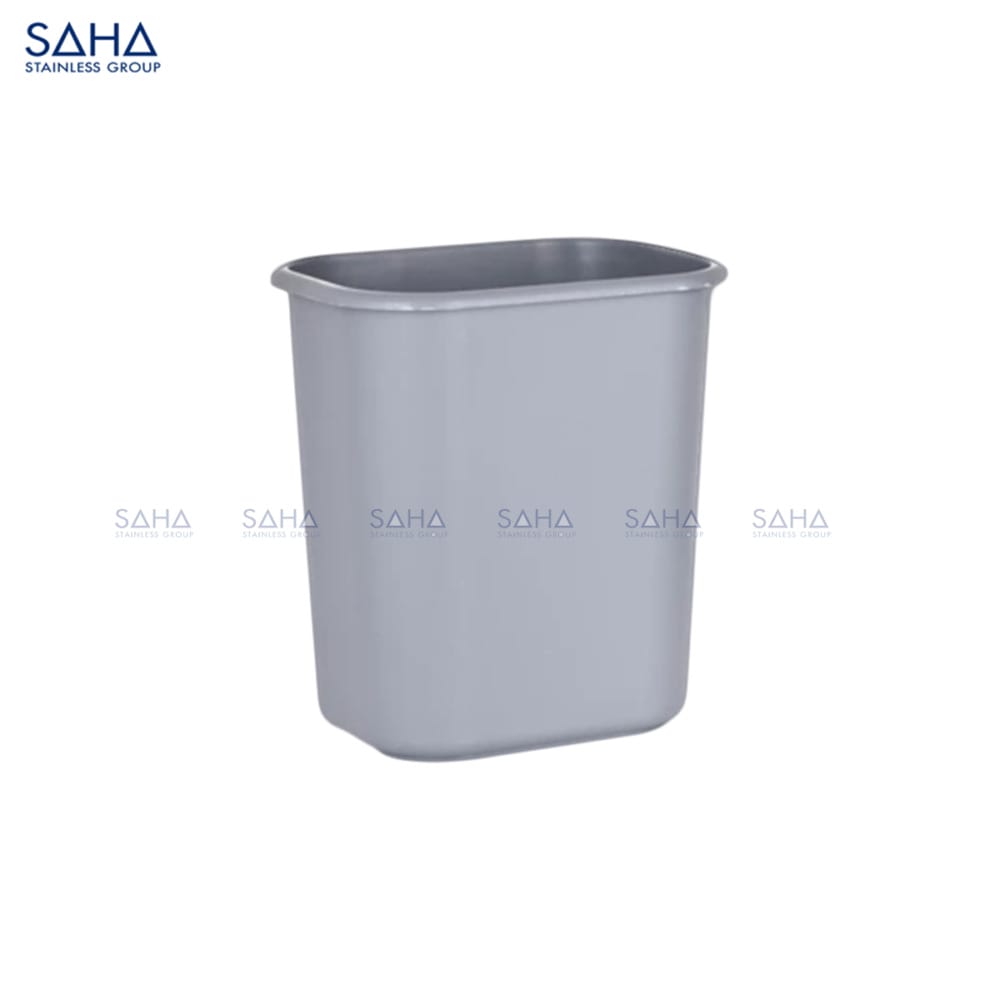 SAHA Rectangle Gabage Bin 14 Litres - Gray Model SHGBS2E14G Web SAHA - Rectangle Gabage Bin 14 Litres - Gray – SHGBS2E14G