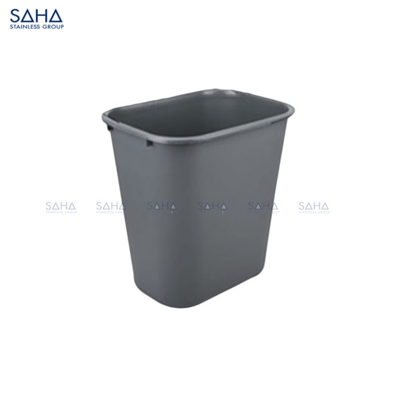 SAHA Rectangle Gabage Bin 24 Litres - Gray Model SHGBS2E24G Web SAHA - Rectangle Gabage Bin 24 Litres - Gray – SHGBS2E24G