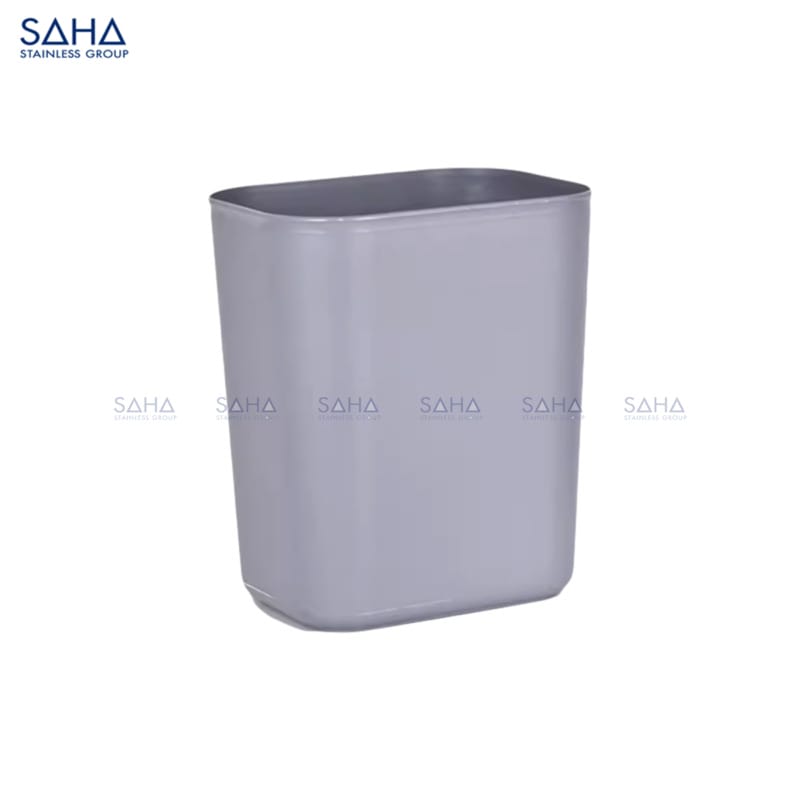 SAHA Rectangle Gabage Bin 8 Litres - Gray Model SHGBS2E7G Web SAHA - Rectangle Gabage Bin 8 Litres - Gray – SHGBS2E7G