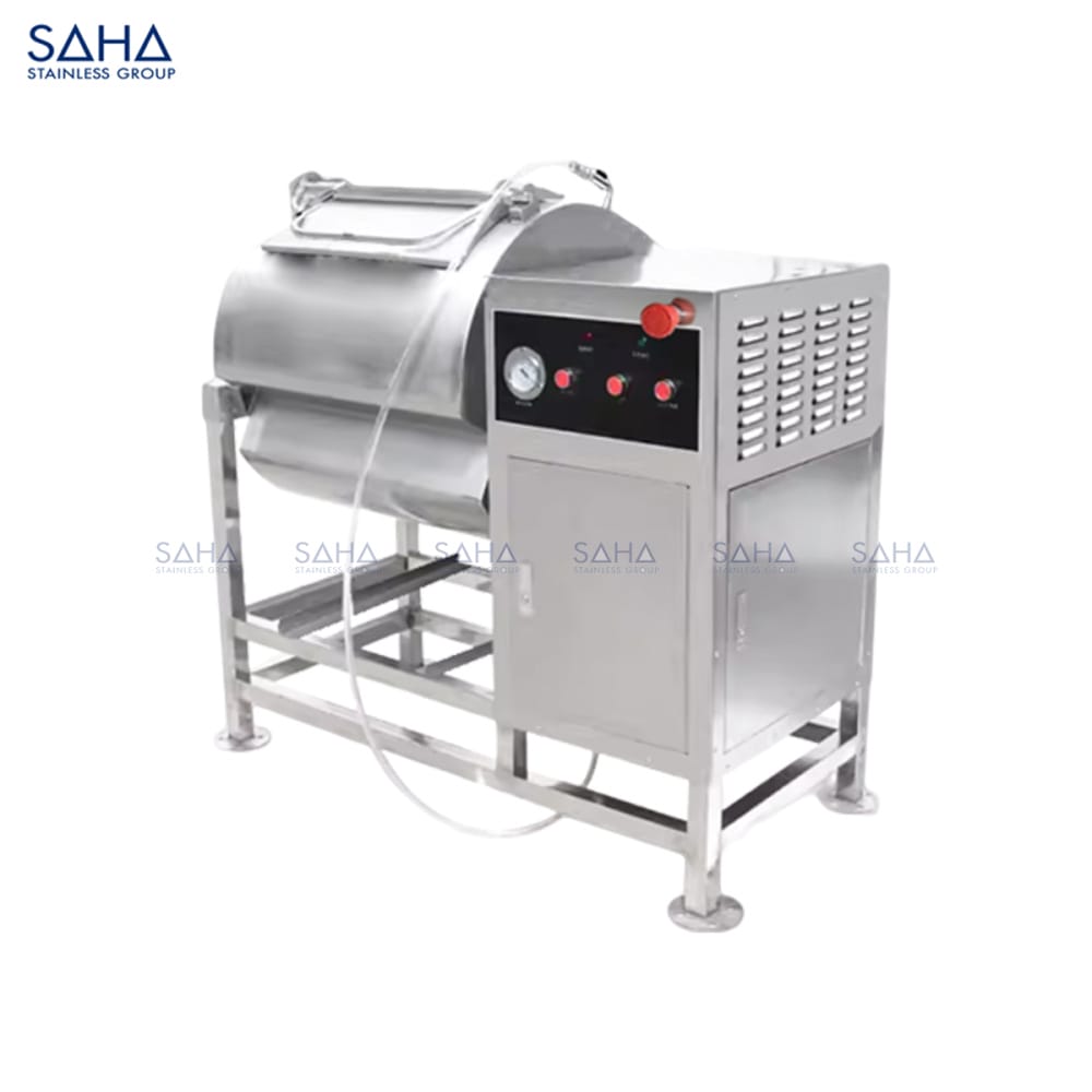 SAHA Vacuum Tumble 150L - SUS304 Model SHVTS1ML150X Web SAHA - Vacuum Tumble 150L - SUS304 - SHVTS1ML150X