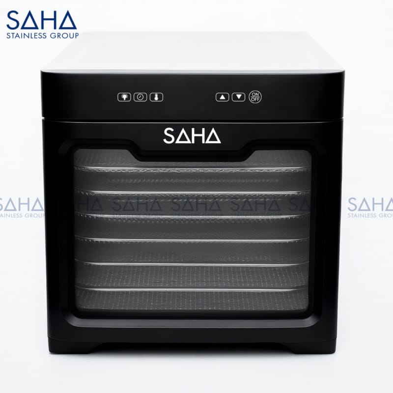 SAHA-Digital-Countertop-Dehydrator-8-Trays-Tray-size-31.8-31.8-Cm-Model-SHDHS2CD8B- SAHA – Digital Countertop Dehydrator 8 Trays (Tray size: 31.8 * 31.8 Cm) – SHDHS2CD8B